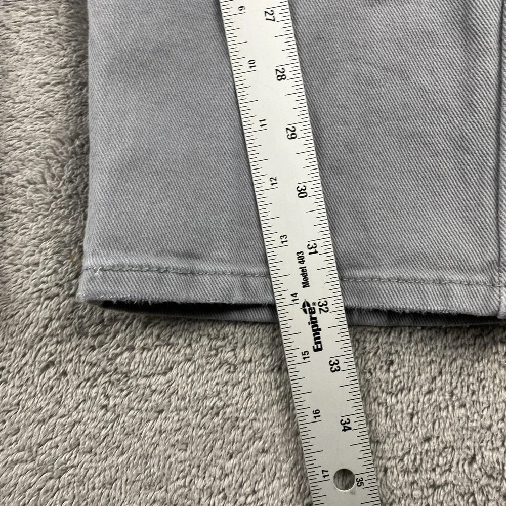 Levis 514 Slim Straight Jeans Mens‎ 34x34 Gray Mid Rise